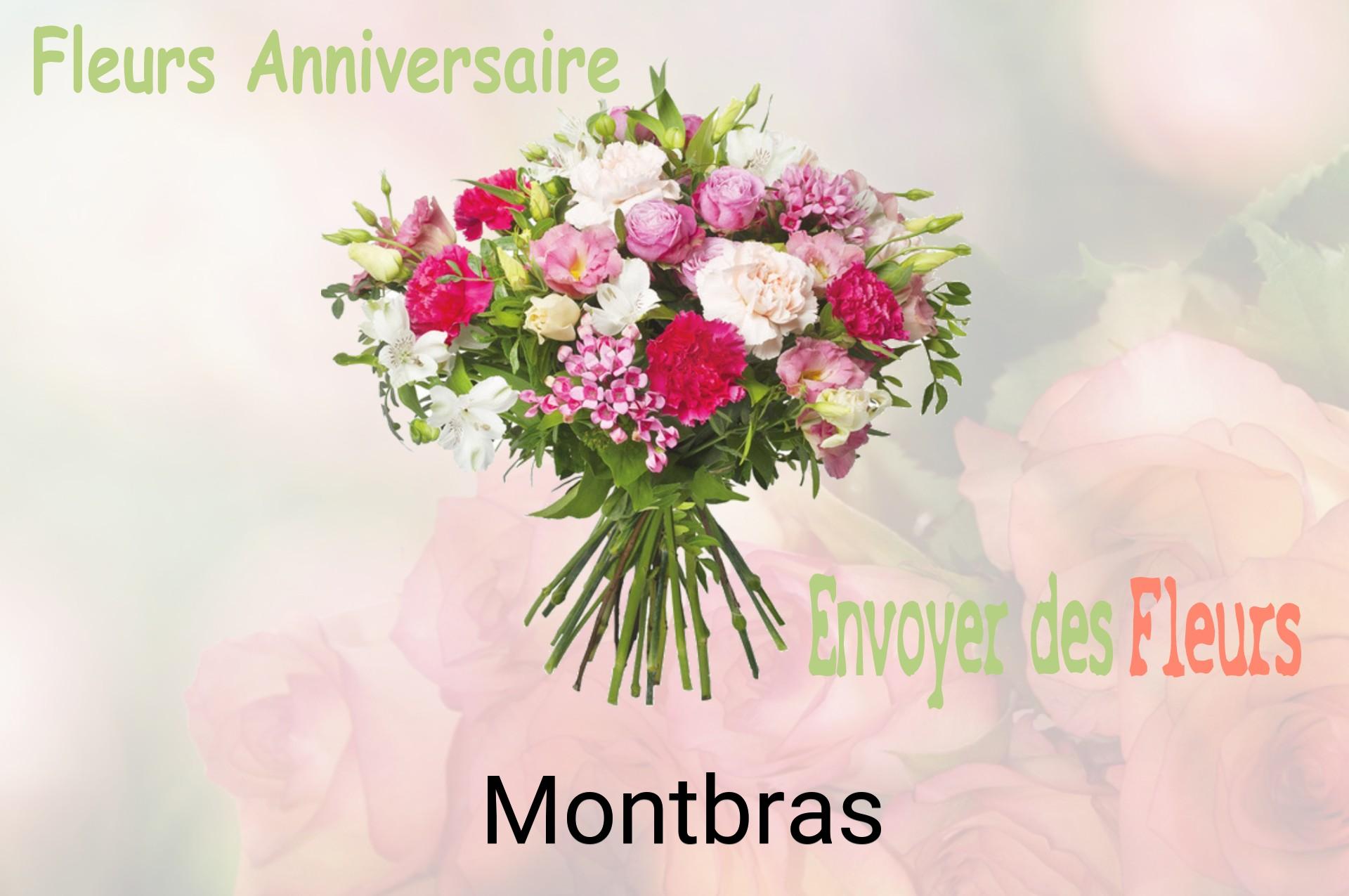 Bouquet de fleurs d’anniversaire livré à Montbras