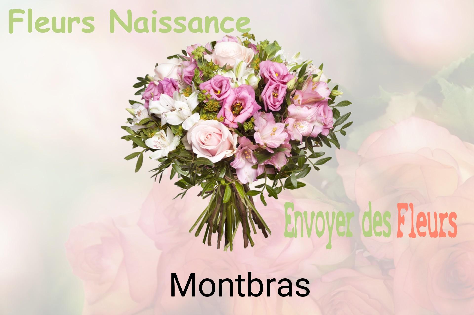 Bouquet de fleurs de naissance livré à Montbras