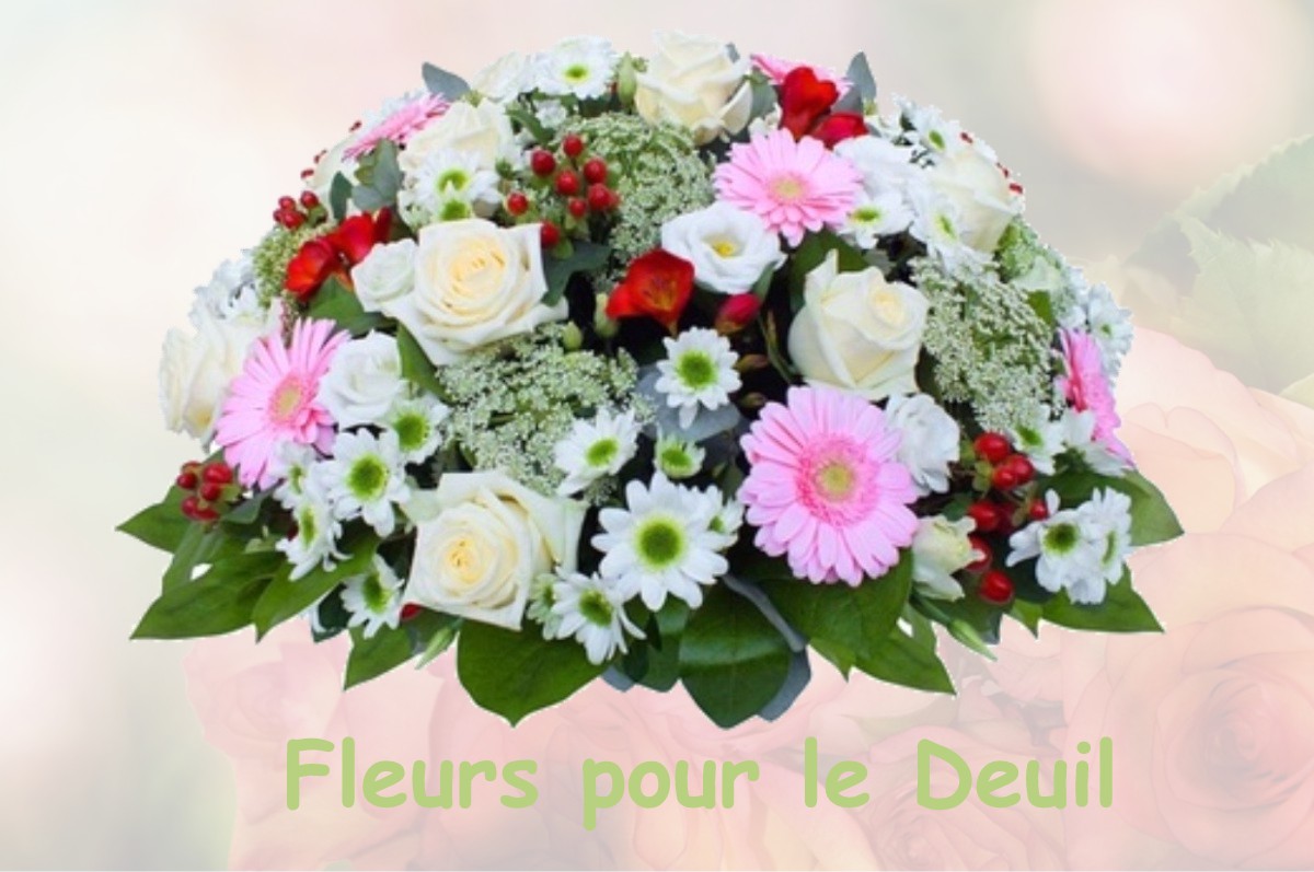 fleurs deuil MONTBRAS